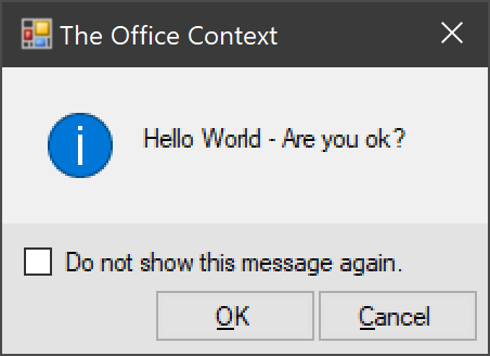 Extended MessageBox Library